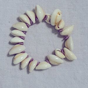 Cowrie Shell Elastic Bracelet